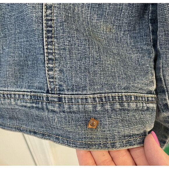 Southpole Junior Collection Jean Jacket Sz L Women's/juniors Light Wash *Read* - Picture 4 of 6